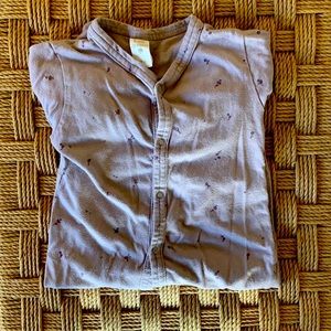 Organic Cotton Footie in Berry